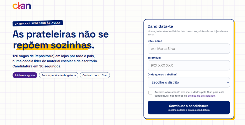 regresso às aulas